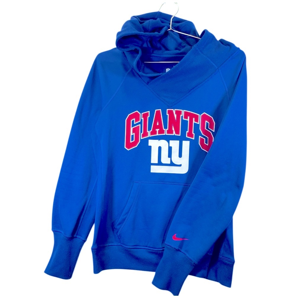 Nike Bold Royal Blue New York Giants Hoodie Size M